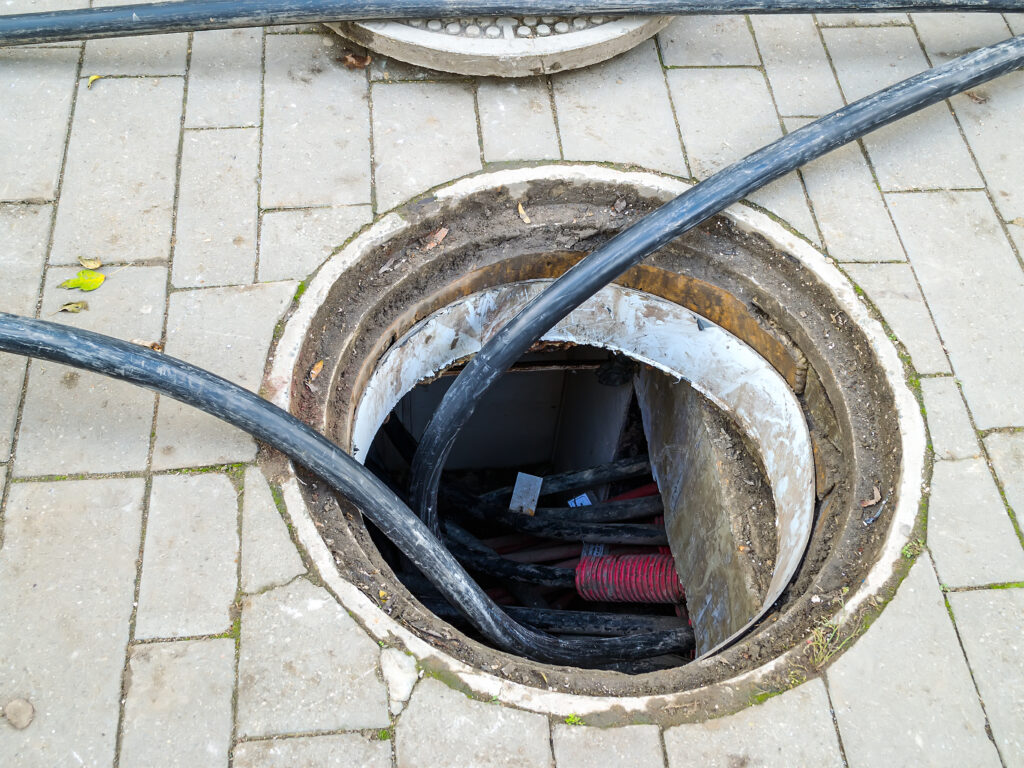 Sewer line that might need professional attention from a plumber in San Diego